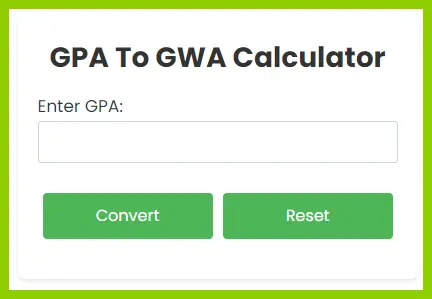 gpa to gwa converter